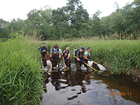 backpack electrofishing